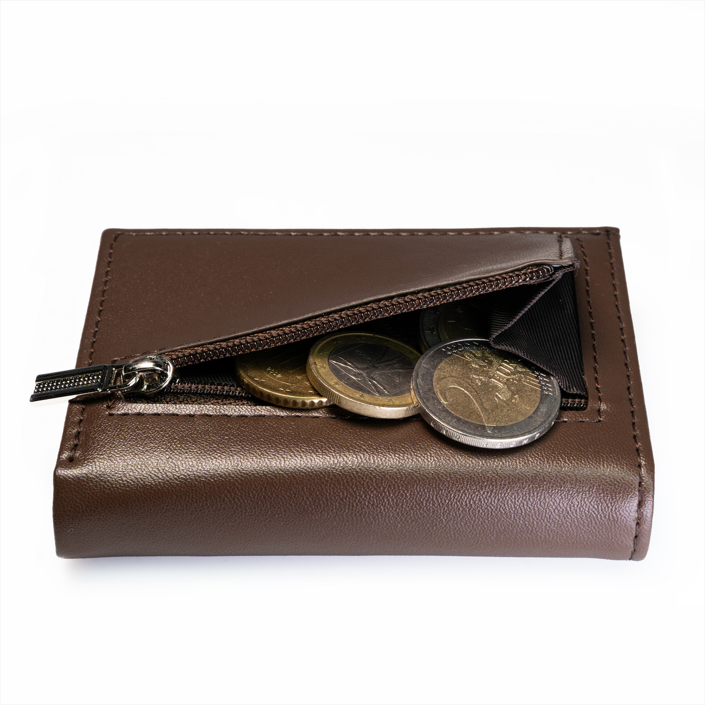 Socrates-Wallet Minimalistische Brieftasche für modebewusste Herren.